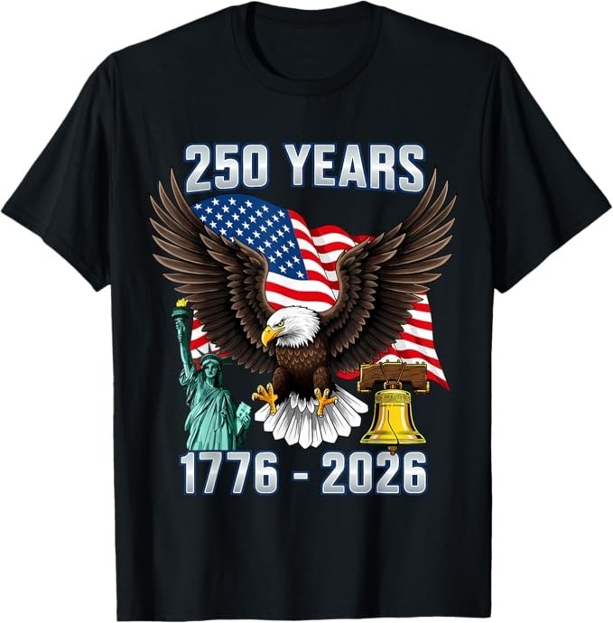 250th Anniversary USA 250 Year America Patriotic 4th of July T-Shirt