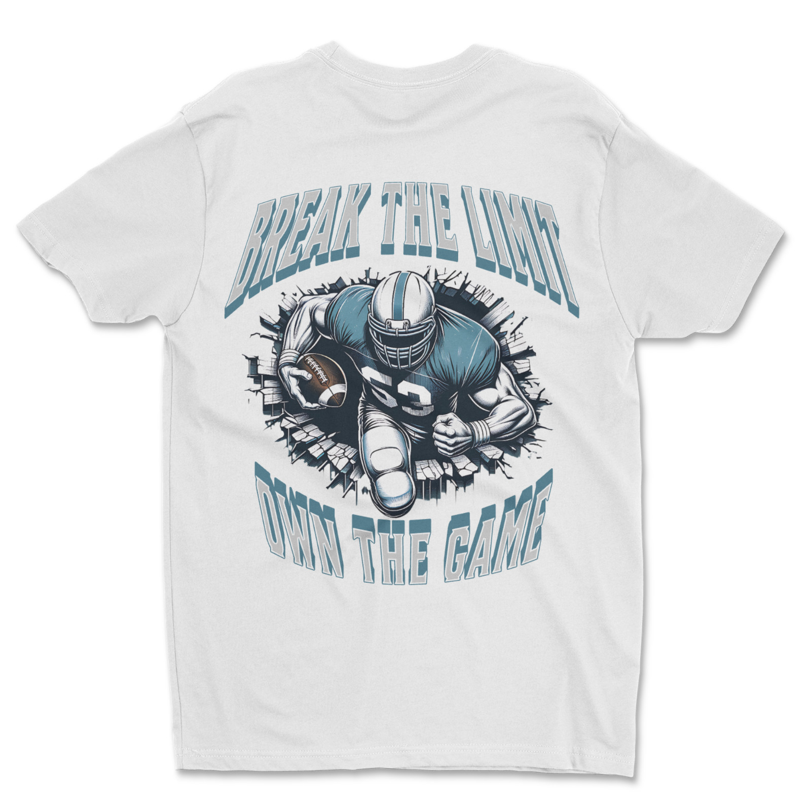 Custom T-Shirt break the limit Dtf Print On Next Level T-Shirt unisexSoft Cotton