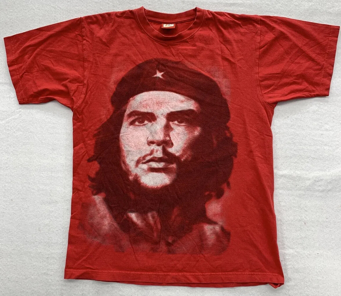 IBS 100% Cotton Graphic T-Shirt Men’s Size Large Revolutionist Red Crew Neck