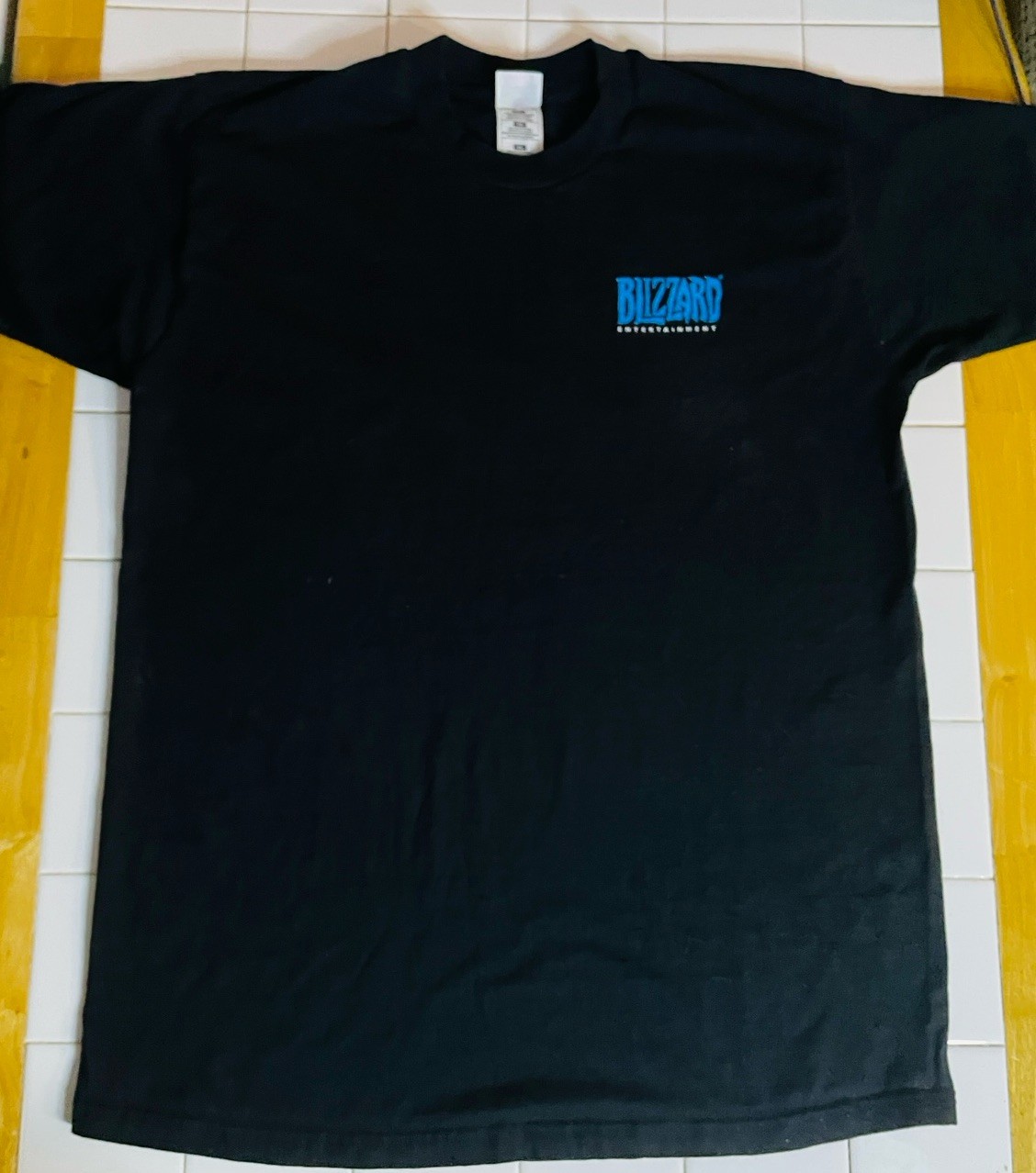 Vintage 1998 StarCraft Game T Shirt XL Black Double Sided Blizzard PC Gaming Tee