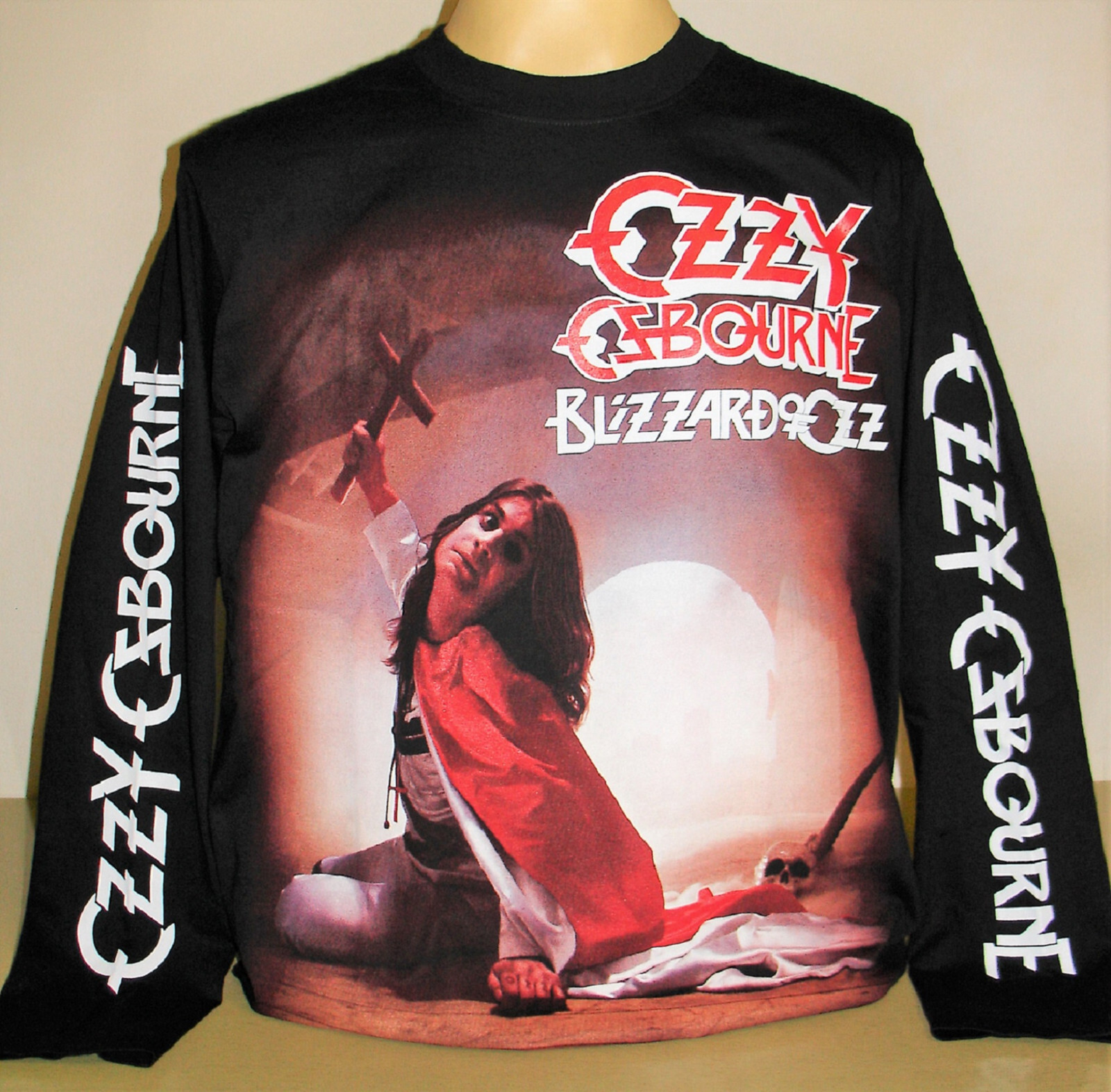 Ozzy Osbourne Blizzard Of Ozz Long Sleeve T-Shirt Size S M L XL 2XL 3XL New!