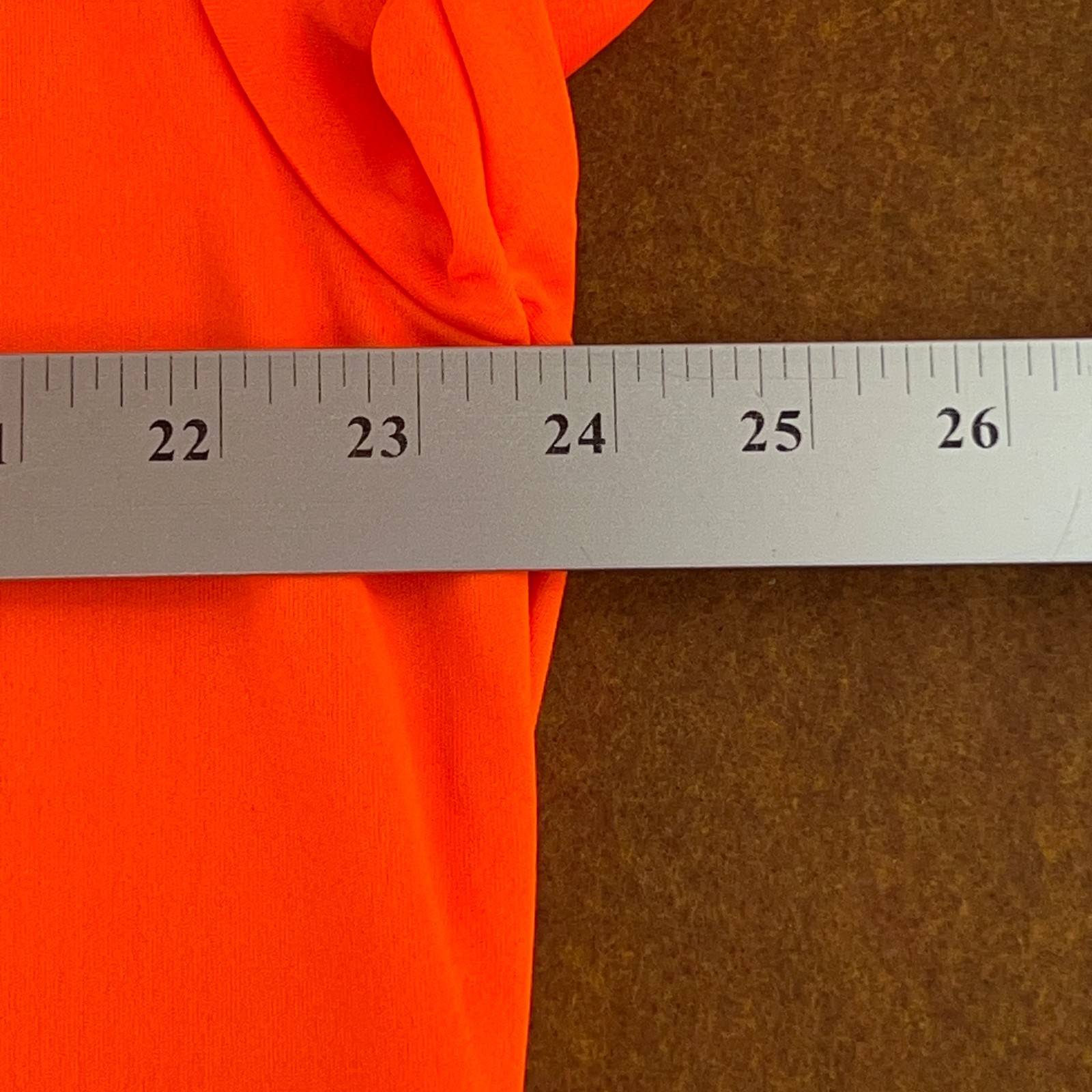 A4 Adult Size XL Bright Orange Long Sleeve Crew Neck Performance Tee New