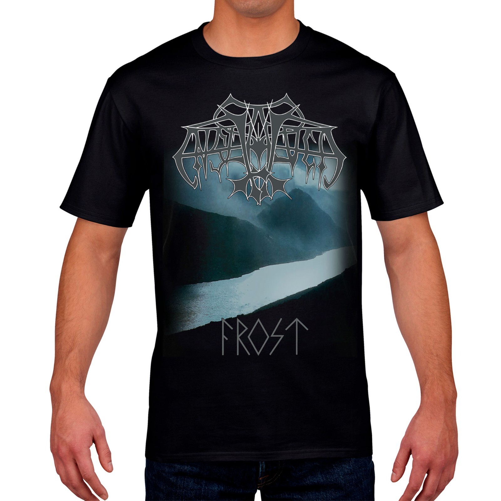 Enslaved T-Shirt “Frost” (1994) Nordic Pagan Norwegian Black Metal. Viking Metal