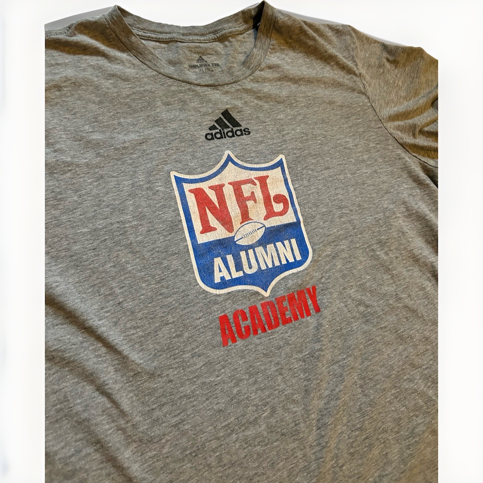 RARE adidas NFL Alumni Academy T-Shirt Gray L/XL