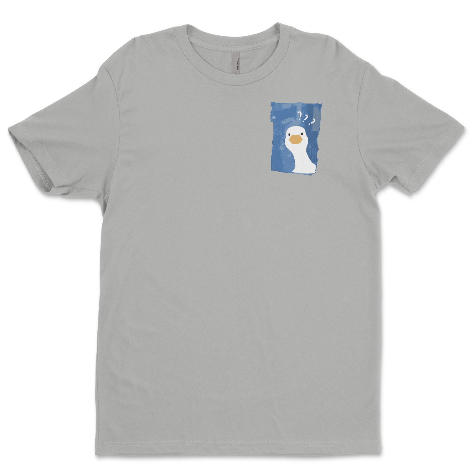 DTF Confused Duck/ Custom Unisex Soft Style T-Shirts, Next Level- Cotton