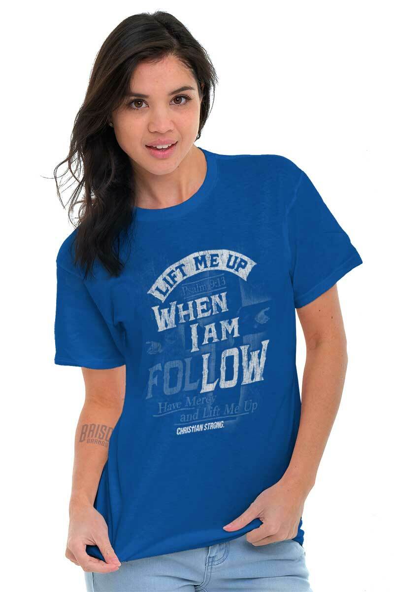 Christian Bible Verse Lord Jesus Christ Gift Womens or Mens Crewneck T Shirt Tee