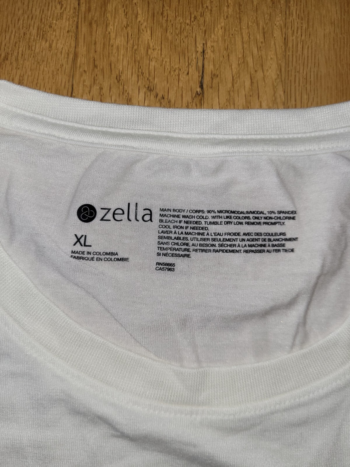 Zella Micromodal Crew Neck Undershirt T-shirt. Choose Size/Color