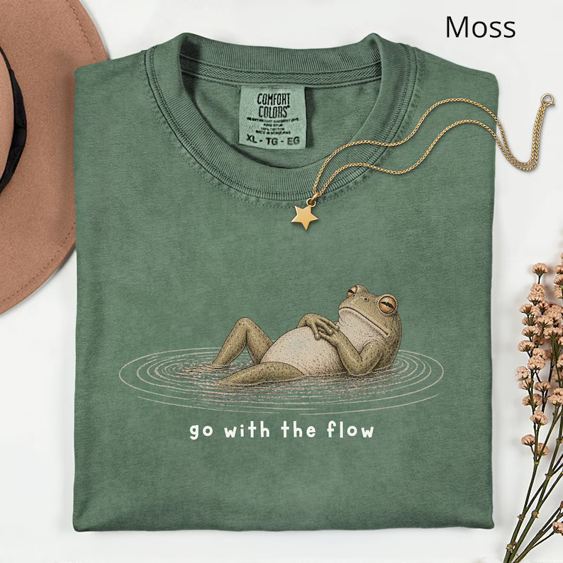 Funny Frog Animal Lover Comfort Tee Gift