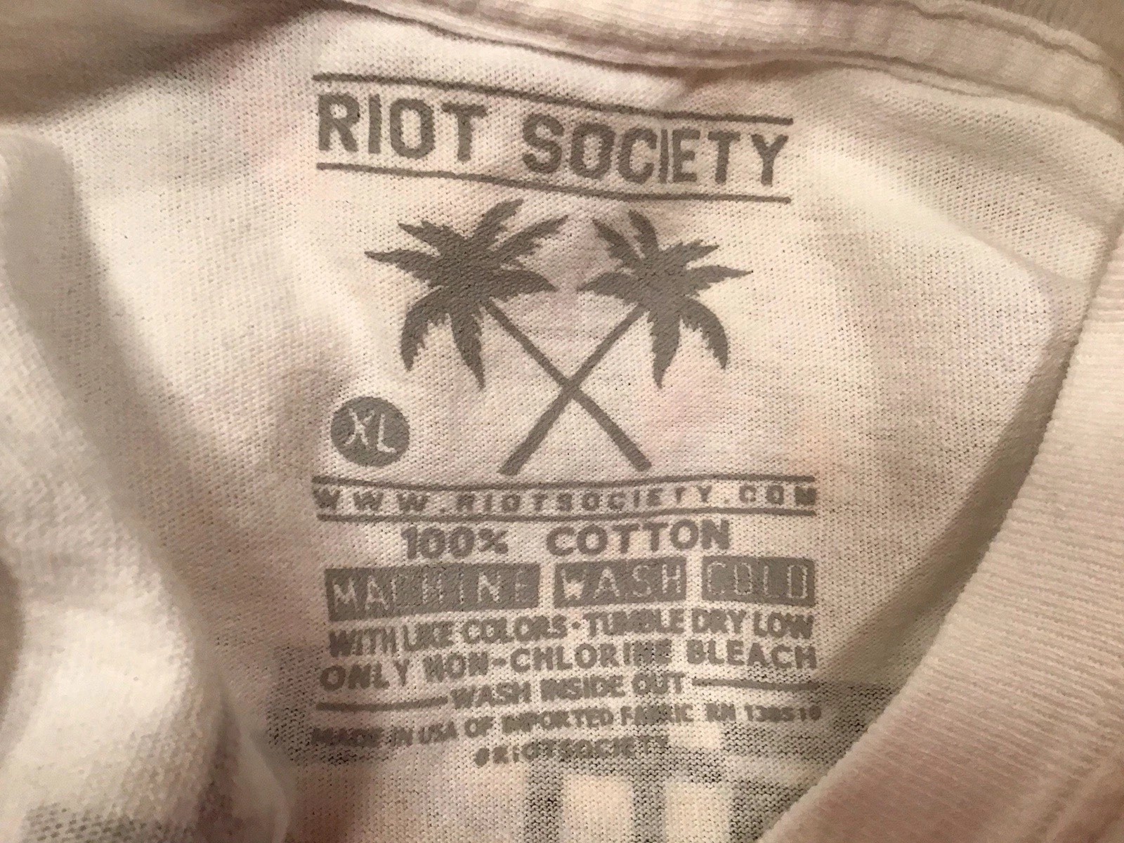 Riot Society Tiger Rose Long Sleeve Graphic Shirt Size XLarge