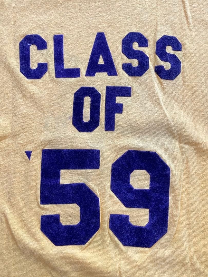 70s Russell Athletic Bobcats T-Shirt Yellow Gold Tag Single Stitch Vintage M