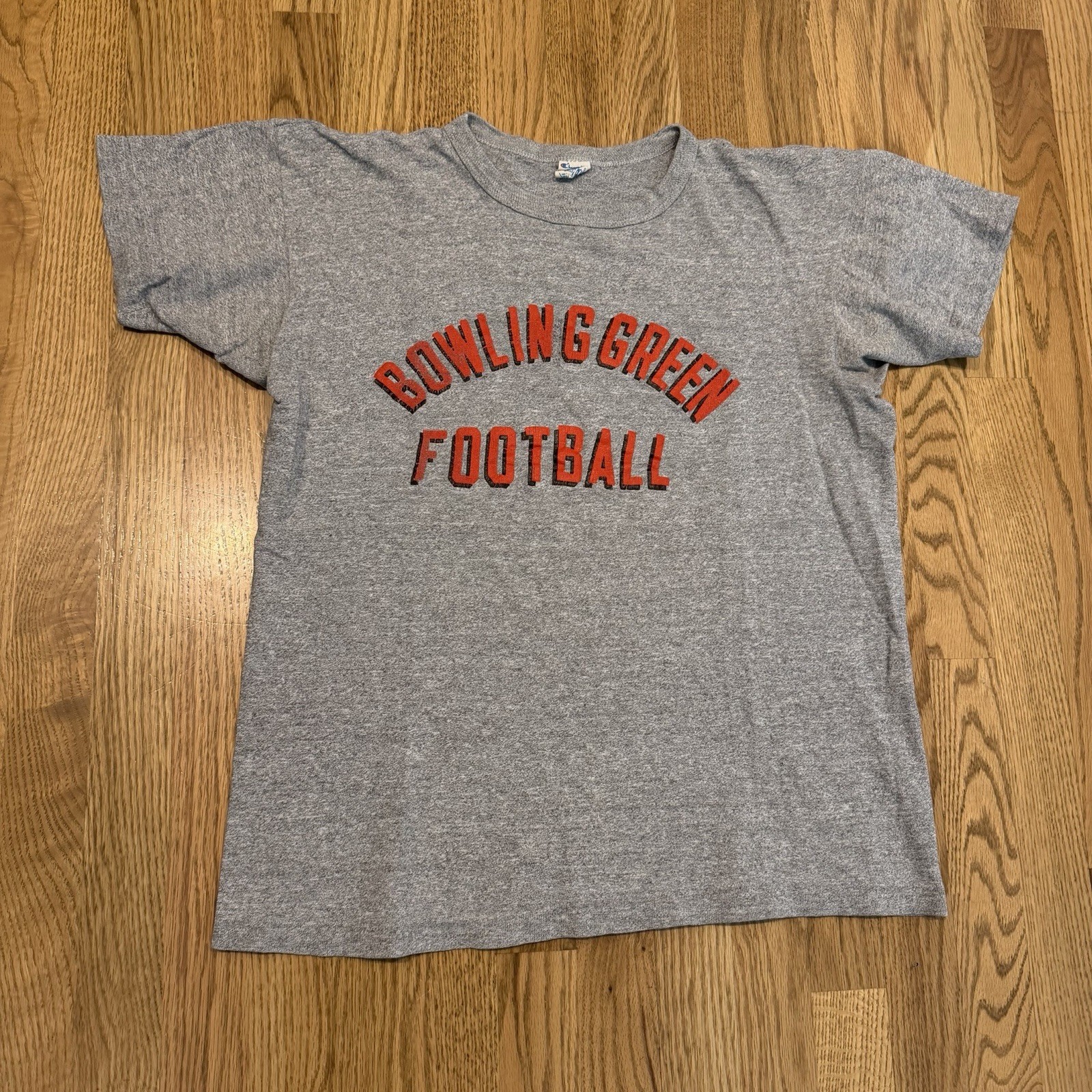 Vintage Champion Bowling Green Football Shirt Men’s Large Cotton Rayon Blend Vtg