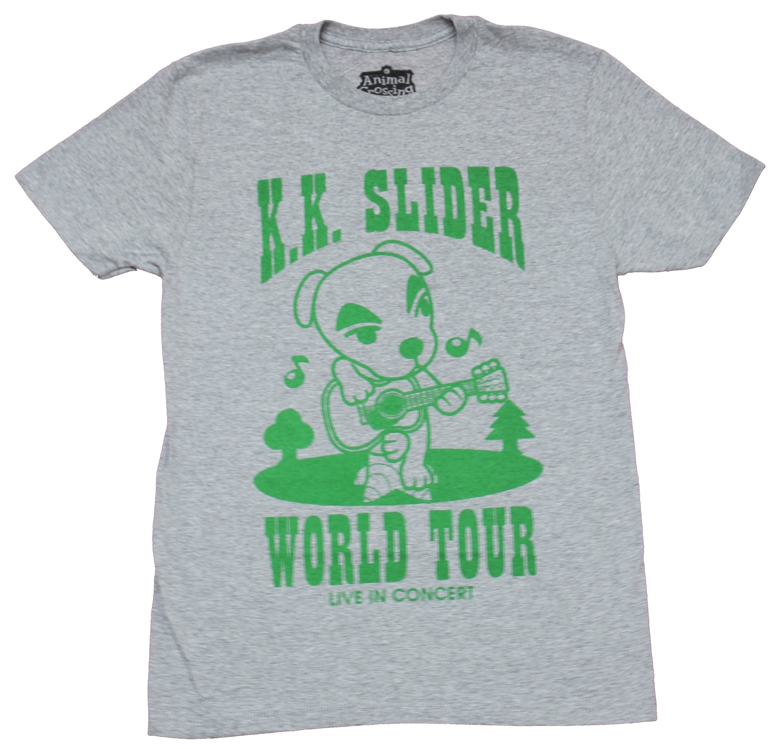 Animal Crossing Adult New T-Shirt – K. K. Slider World Tour Live in Concert