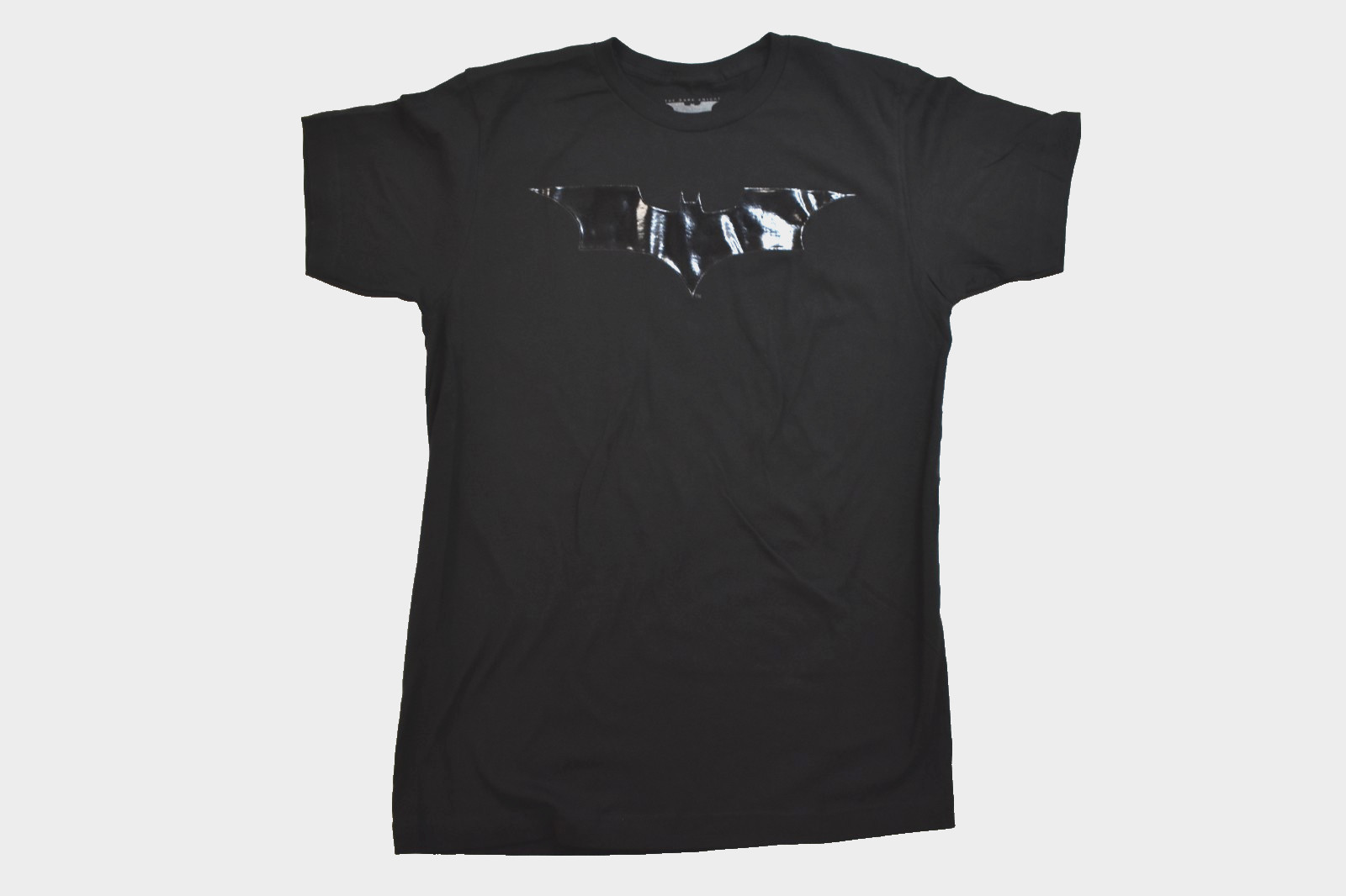 The Dark Knight Mens Batman Tonal Black Shirt New S-3XL