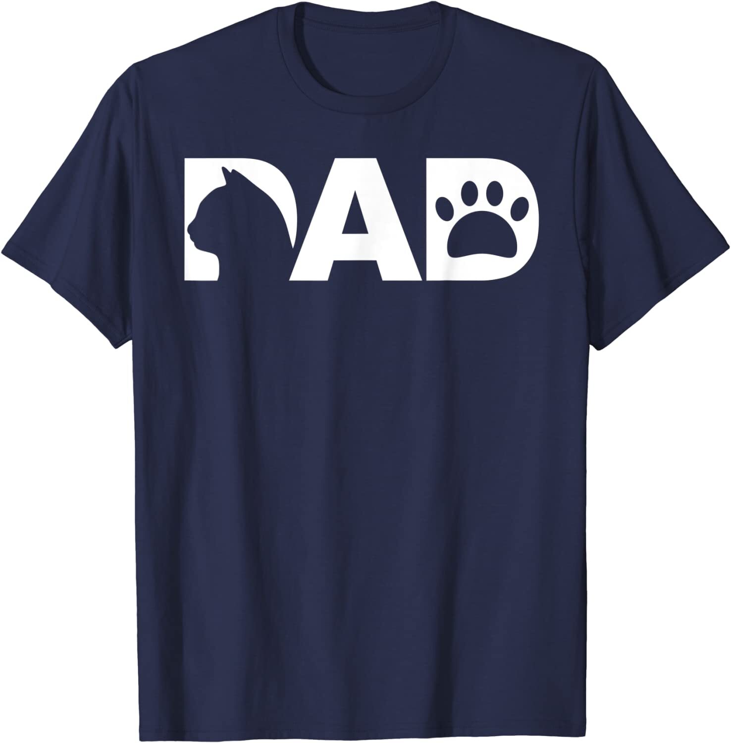 Cat Dad T-Shirt Funny Gift Father’s Day Cat Lover T-Shirt