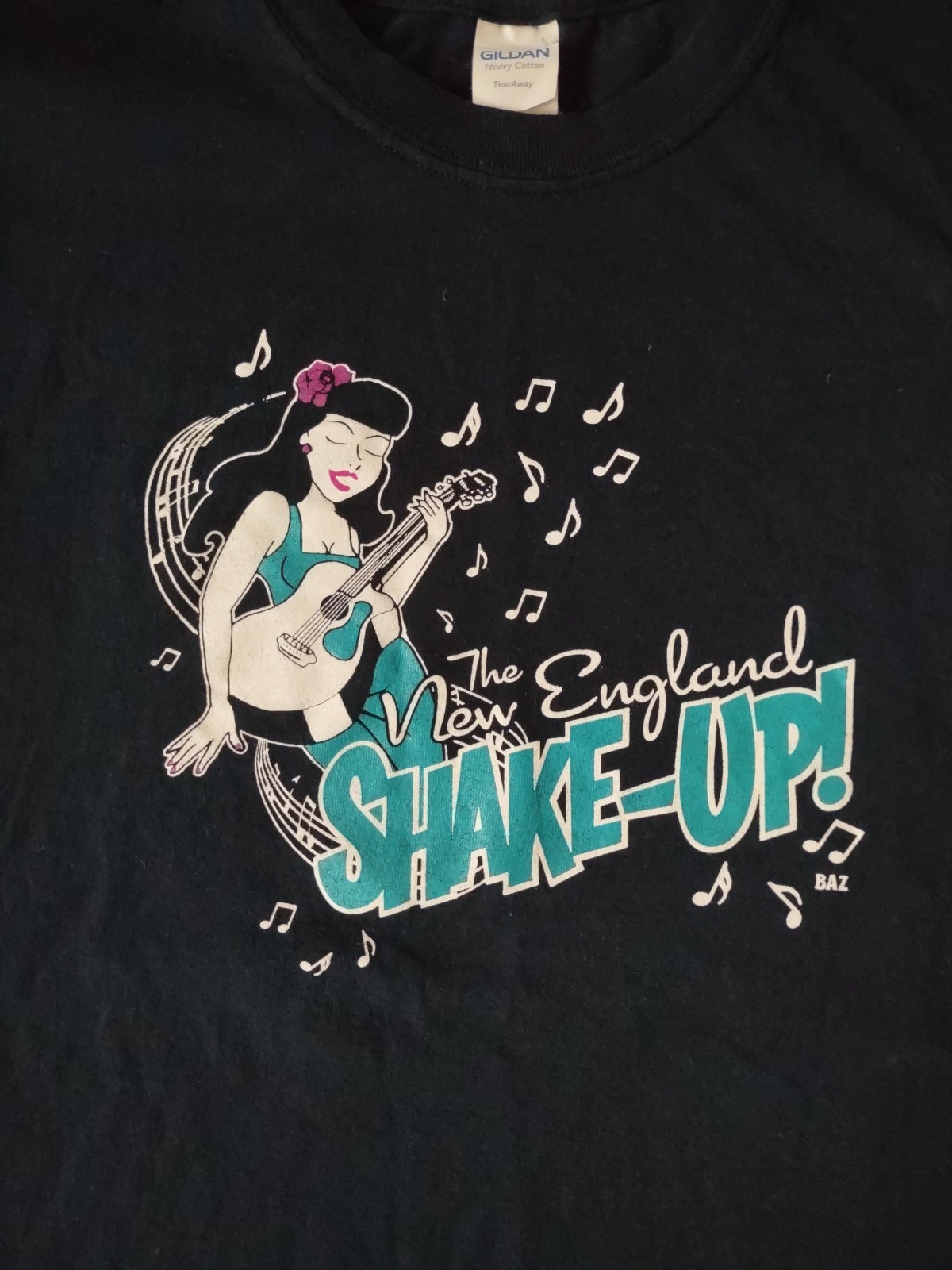 New England Shake-Up Music Festival T-Shirt Size XL Unisex Rockabilly Cotton Tee