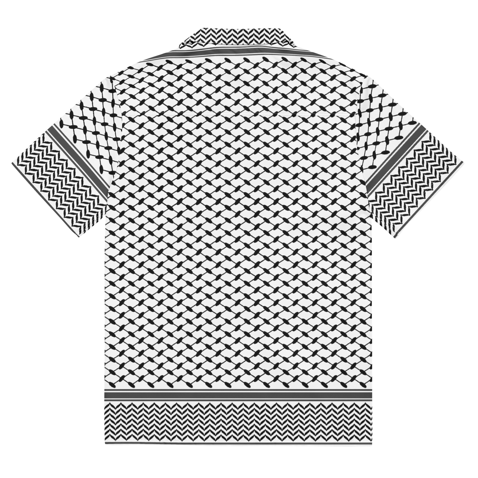 Keffiyeh Unisex button shirt, Palestine Keffiyeh Button Shirt, Keffiyeh Shirt