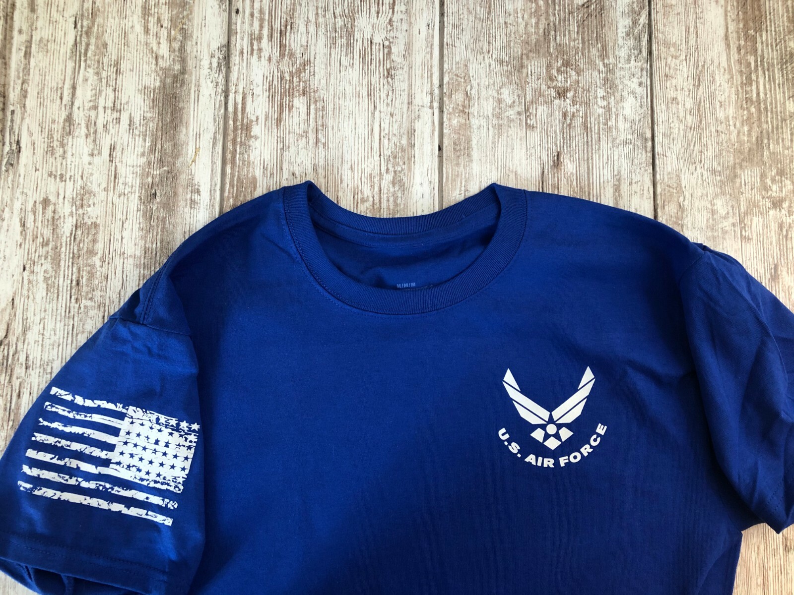 Air Force Military T-shirt With DD-214 Alumni USAF Chest Logo 113