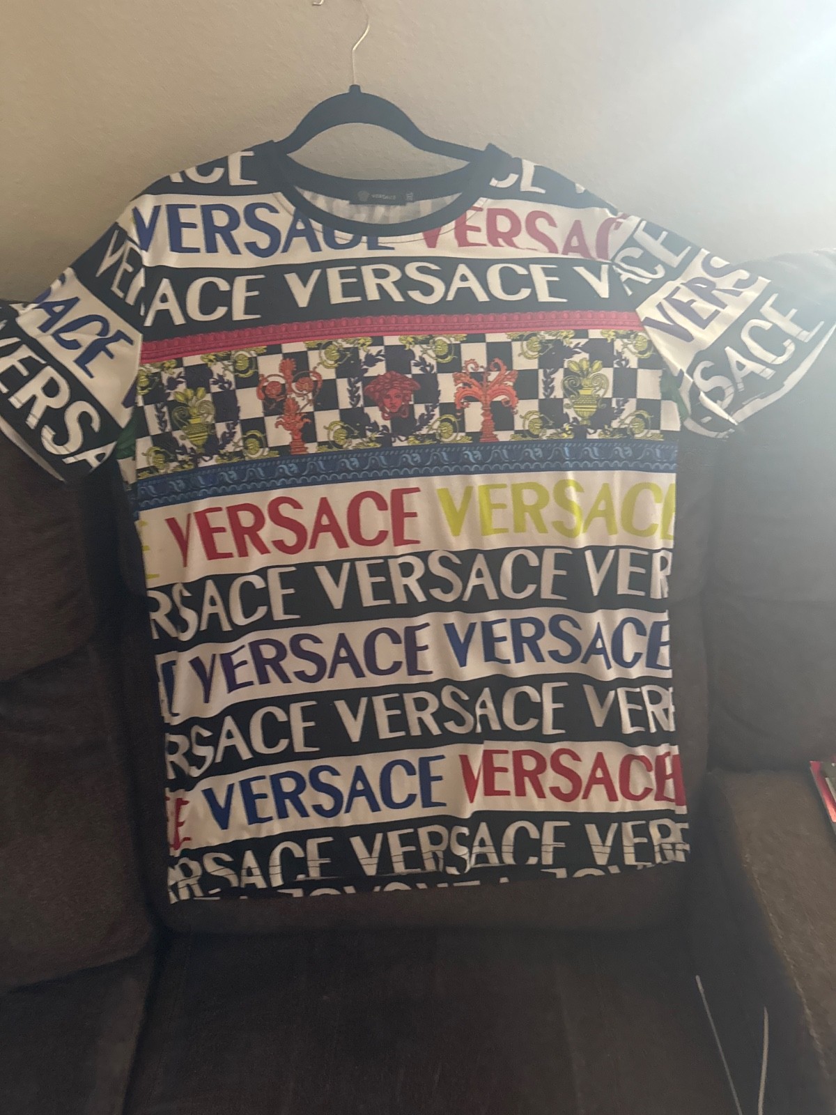 versace medusa t shirt men 3xl fits like a men’s large