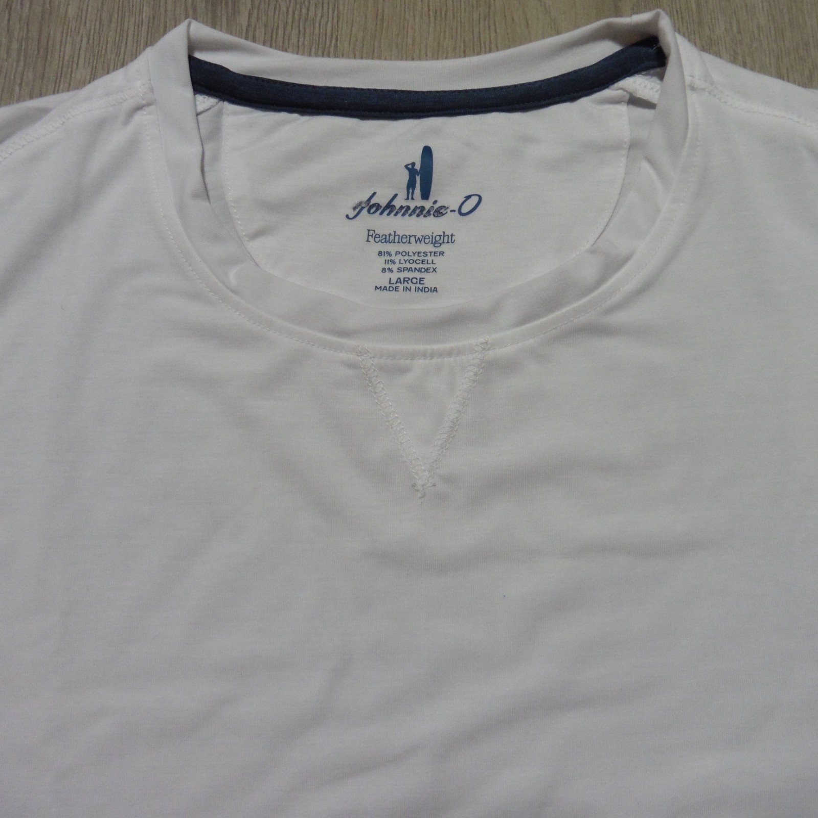 JOHNNIE-O Mens L LARGE THE COURSE T SHIRT PERFORMANCE GOLF TEE TROPICAL GREEN