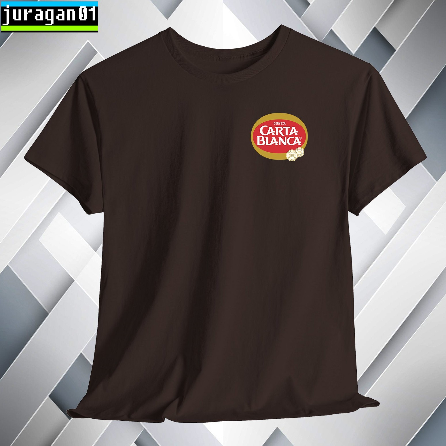 Carta Blanca Mexican Beer T-Shirt Logo Many Colors Size S to 5XL Made in USA