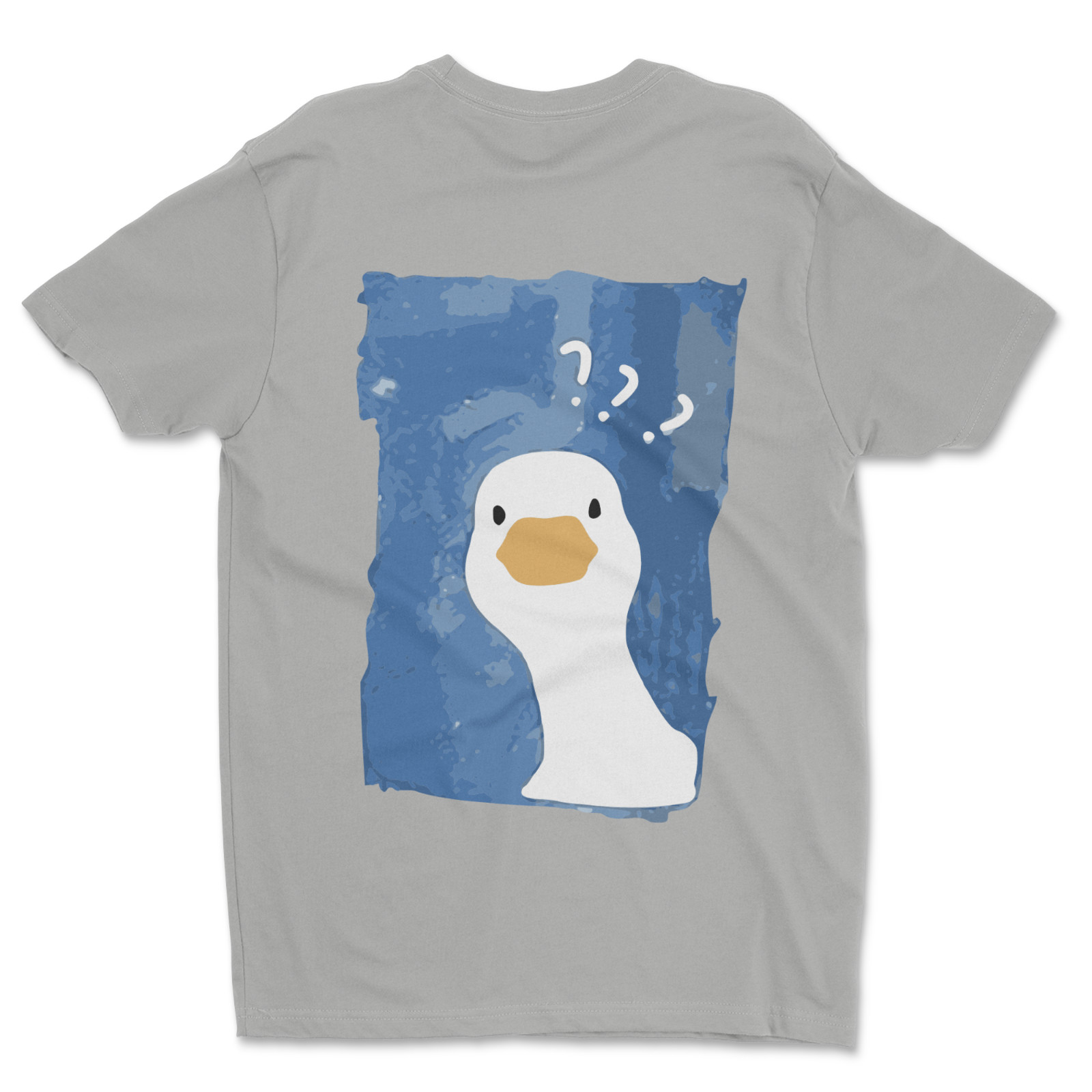 DTF Confused Duck/ Custom Unisex Soft Style T-Shirts, Next Level- Cotton