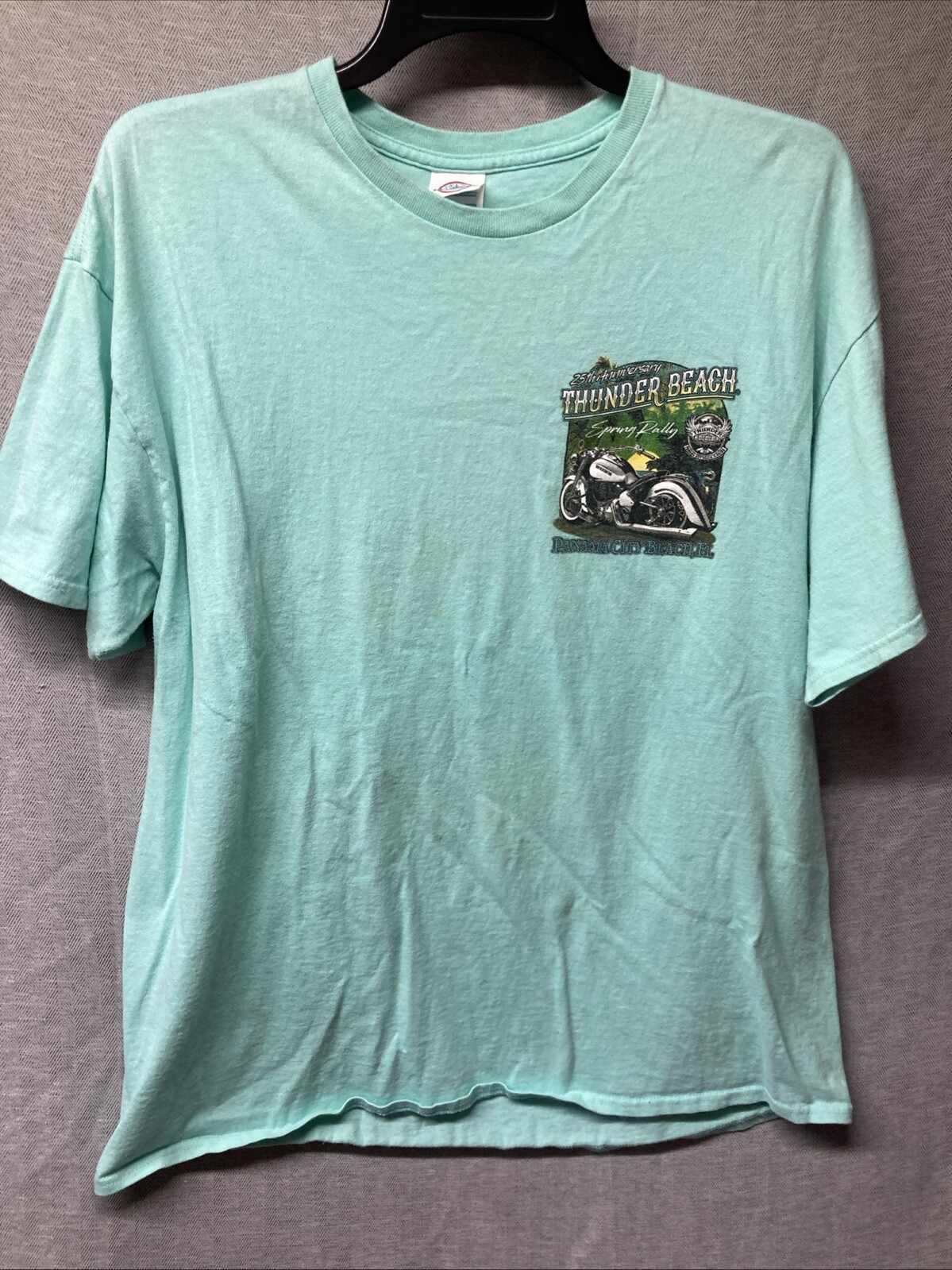 2023 Thunder Beach Panama City Beach FL 25th Anniversary T shirt Bike Rally
