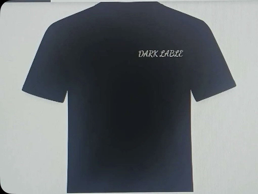 Men’s Black Religious Graphic Print Crew Neck Short Sleeve T-Shirt Size L