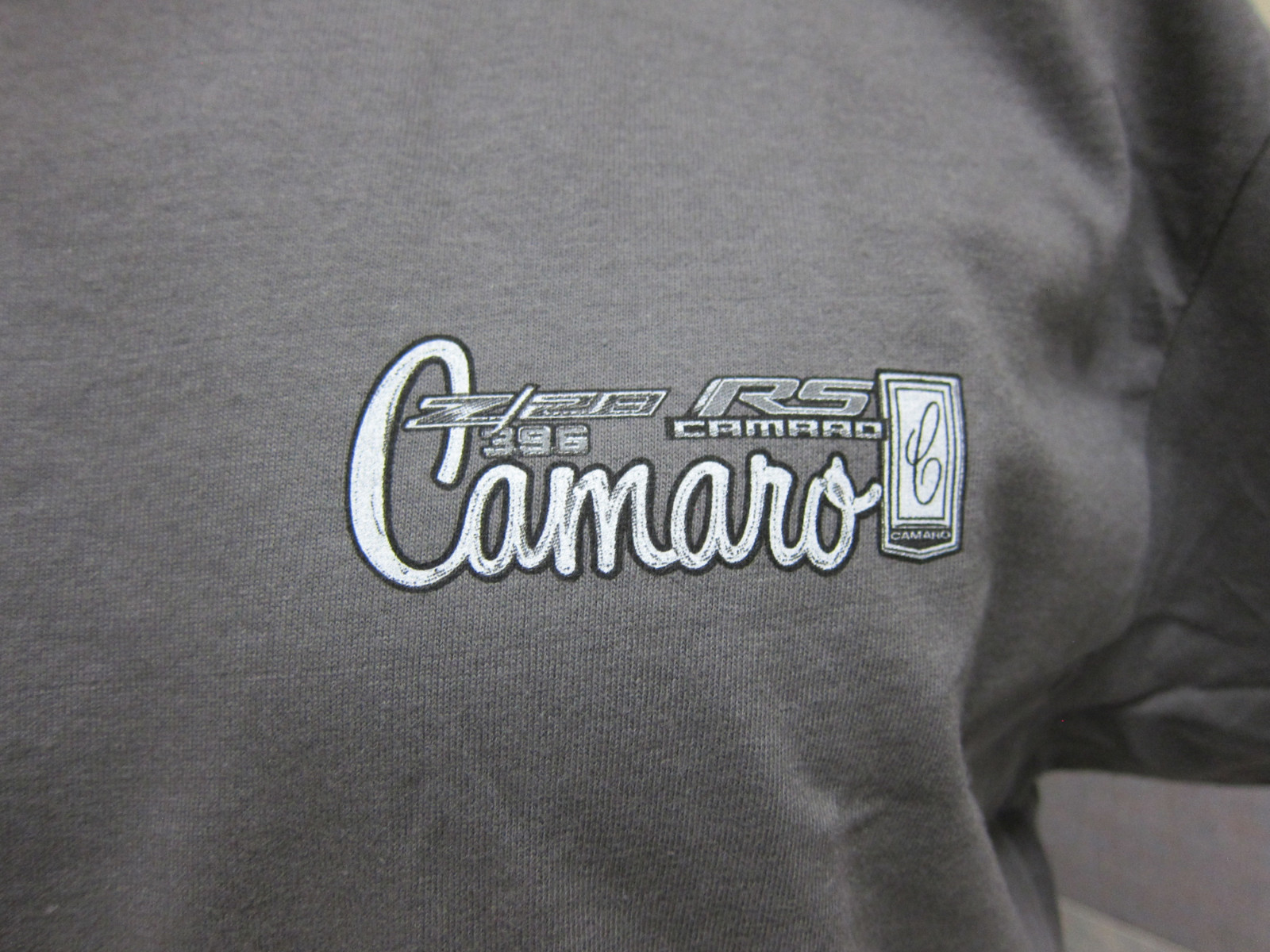 Chevrolet Camaro All Year Model Logo Gray Graphic T-Shirt Official Licensed