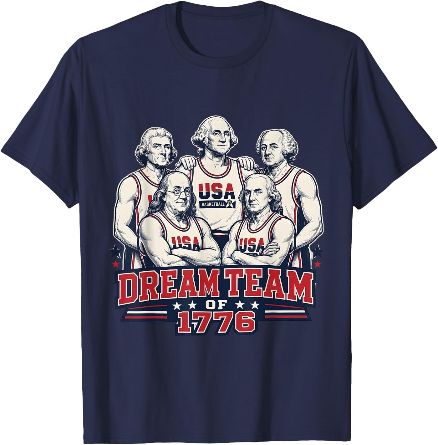 Undefeated Since 1776 America 4th of July Independence Team Unisex T-Shirt