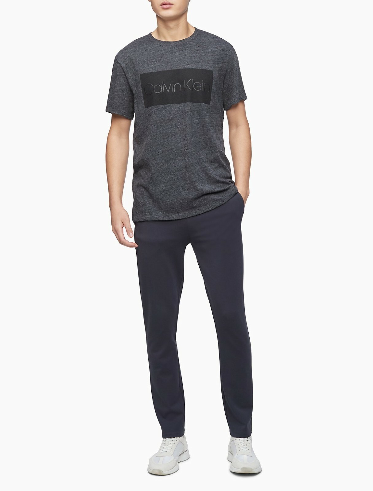 NWT Calvin Klein Men’s Graphic Logo Box Crewneck T-Shirt, Choose Color and Size