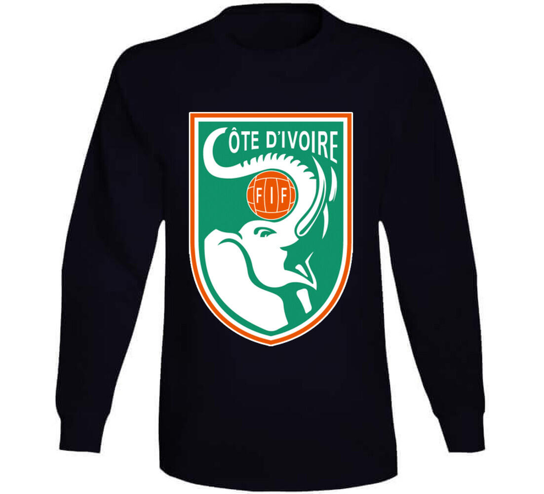 Ivory Coast Cote D’ivoire Soccer Futbol World Cup Logo Crest T Shirt
