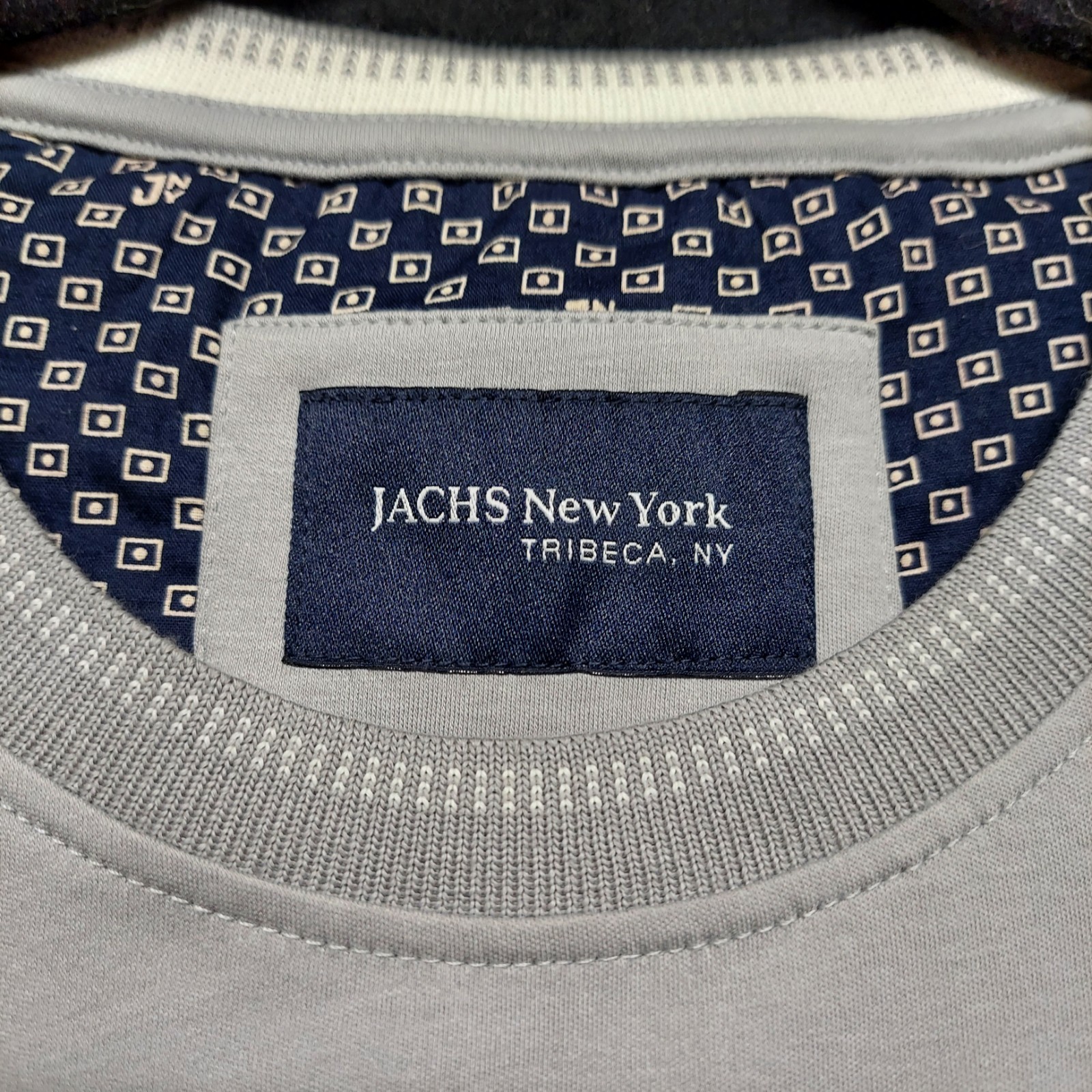Jachs New York Men’s Tri-Blend Soft Shirt Size Large Grey Machine Washable