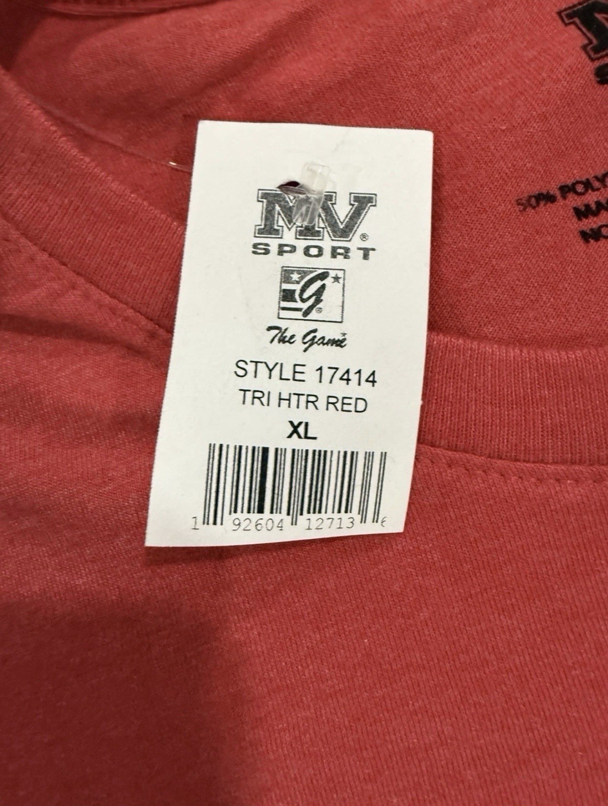 USMC “United States Marines 1775” Red T-Shirt – Size XL – by MV Sport – NWT!