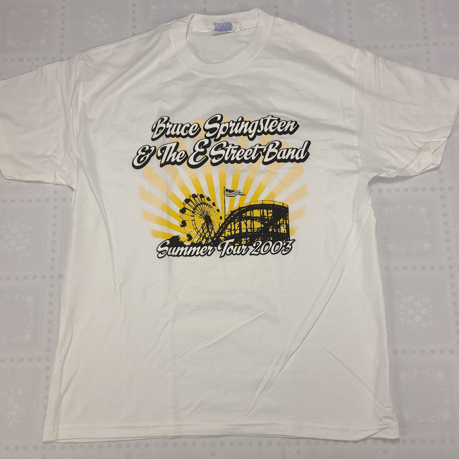 Bruce Springsteen & E Street Band Giants Stadium 2003 Event T Shirt Large #Q08
