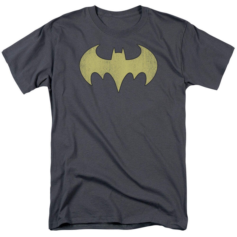DC Batgirl Logo Distressed Licensed Adult Unisex T-Shirt Regular Fit Tee SM-3X