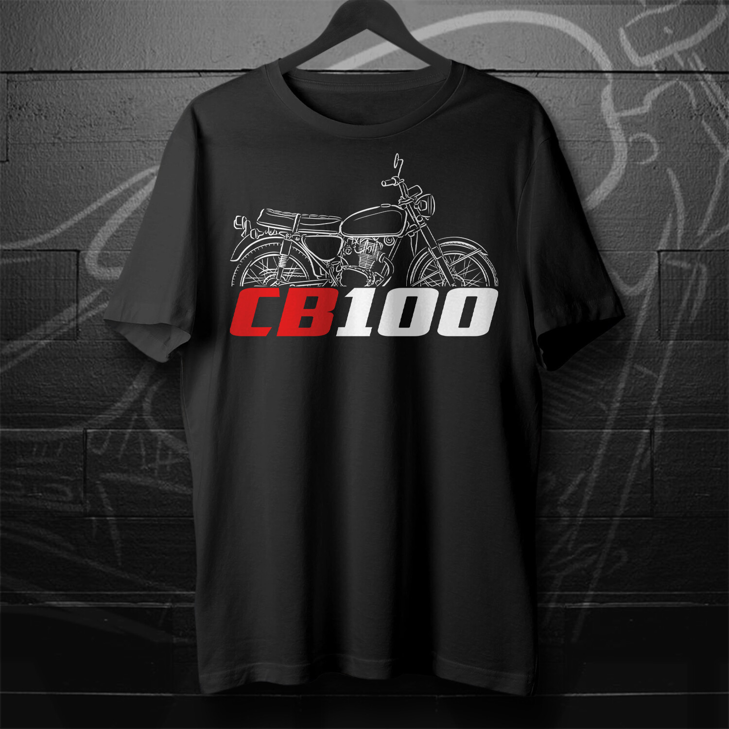 Honda CB100 & CB100N-A & CB100SS 1970-1986 – Motorcycle T-Shirt for Riders