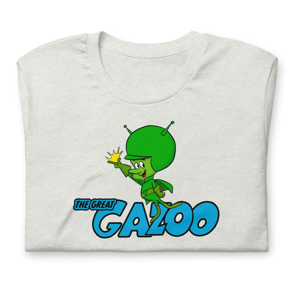 The Great Gazoo Retro Cartoon Flintstone Graphic Tee Shirt Unisex t-shirt