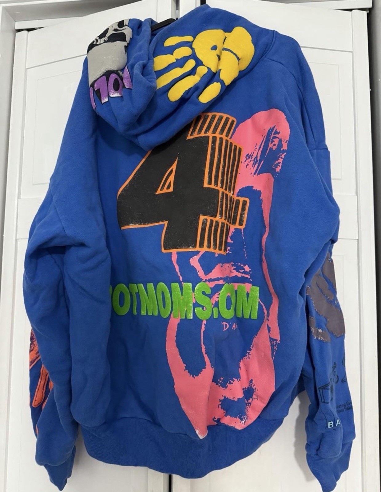 Drake Related FATD Blue Hoodie For All The Dogs Octobers Very Own OVO Size L