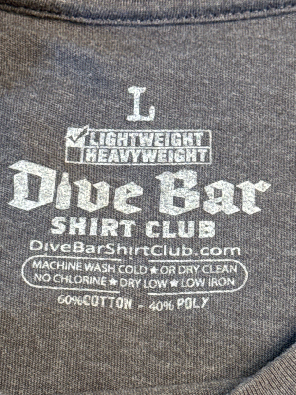 Large Barstool Sports Dive Bar Shirt Club Lot USA Hockey Saturdays Brewing Beer