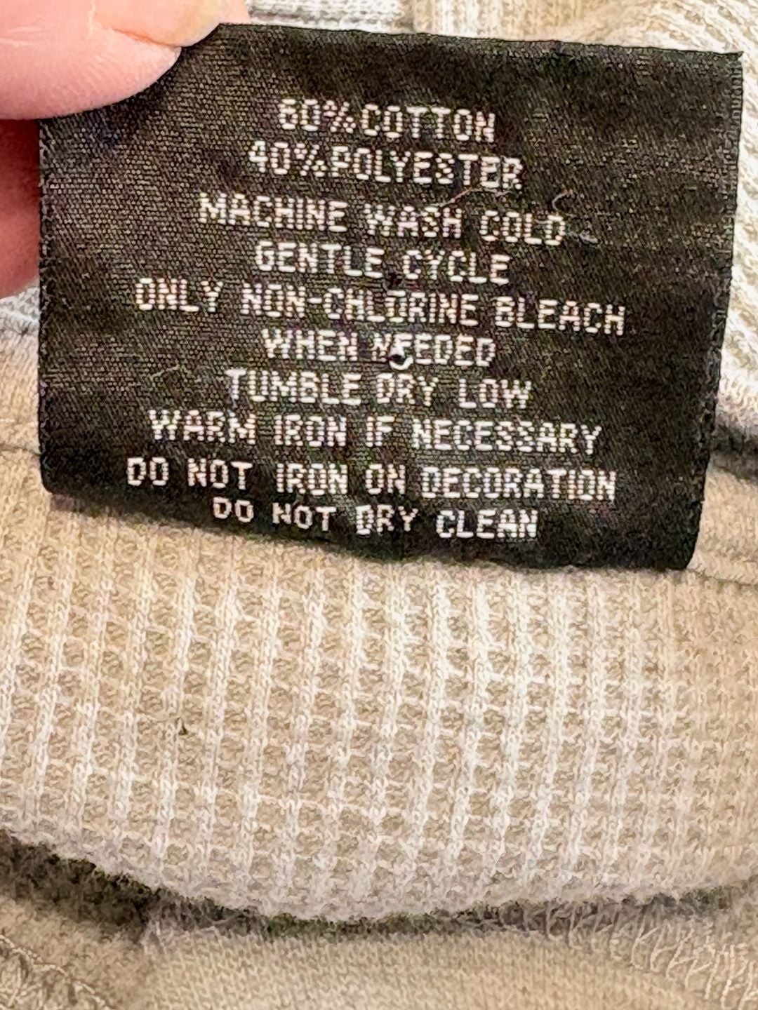 Southpole Authentic Collection Gray Waffle Knit Long Sleeve Shirt XL item 306