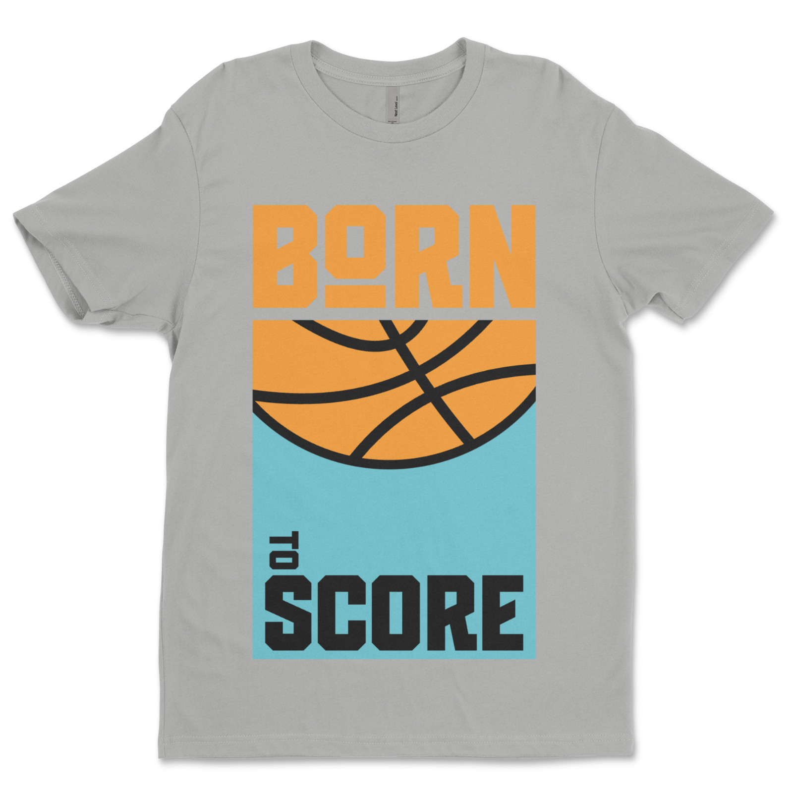 Custom T-Shirt, Born To Score Dtf Print On Next Level T-Shirt unisex Soft Cotton