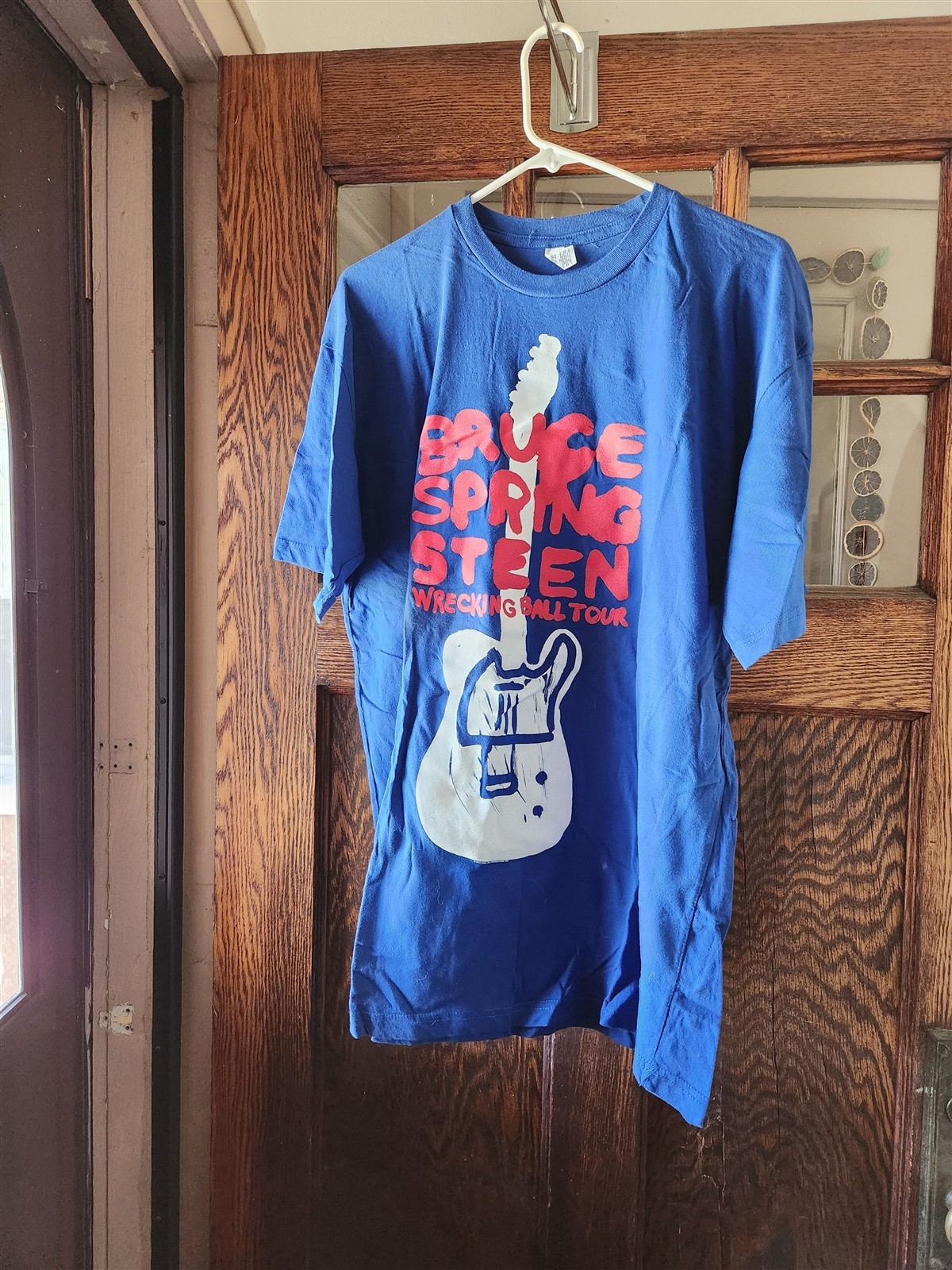 Bruce Springsteen Wrecking Ball 2012 Tour Wrigley Field Chicago XL Shirt NOS