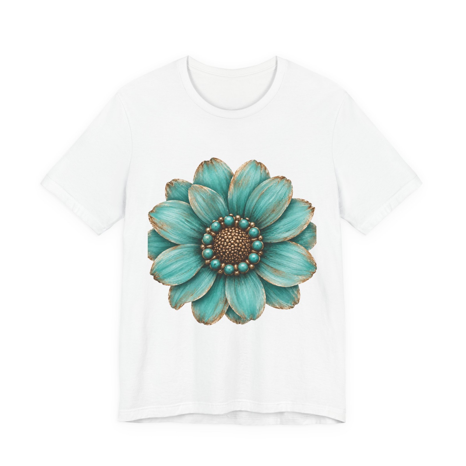 Jesus & Wildflowers T-Shirt | Floral Cross Faith Tee