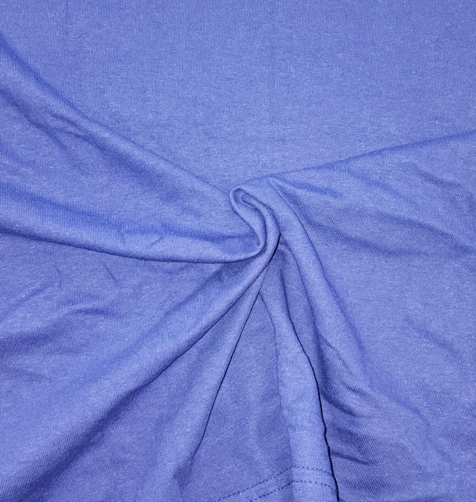 Gildan Adult Purple Blue Pre-Shrunk Heavy Cotton Crew Neck T-Shirt Size L