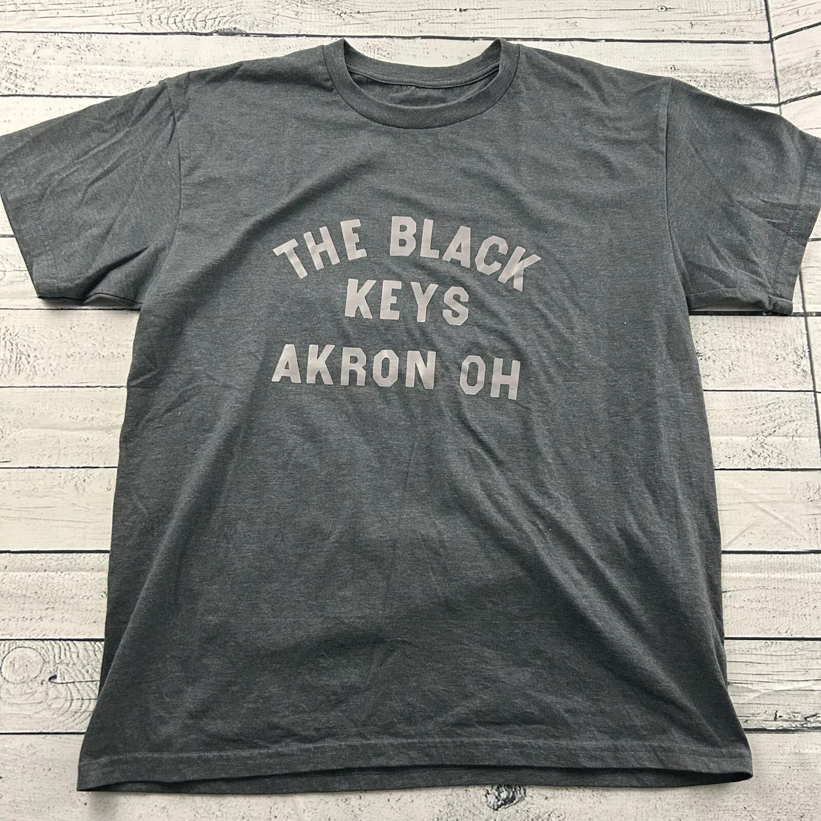 The Black Keys Akron OH Dark Heather T Shirt Full Size S-5XL