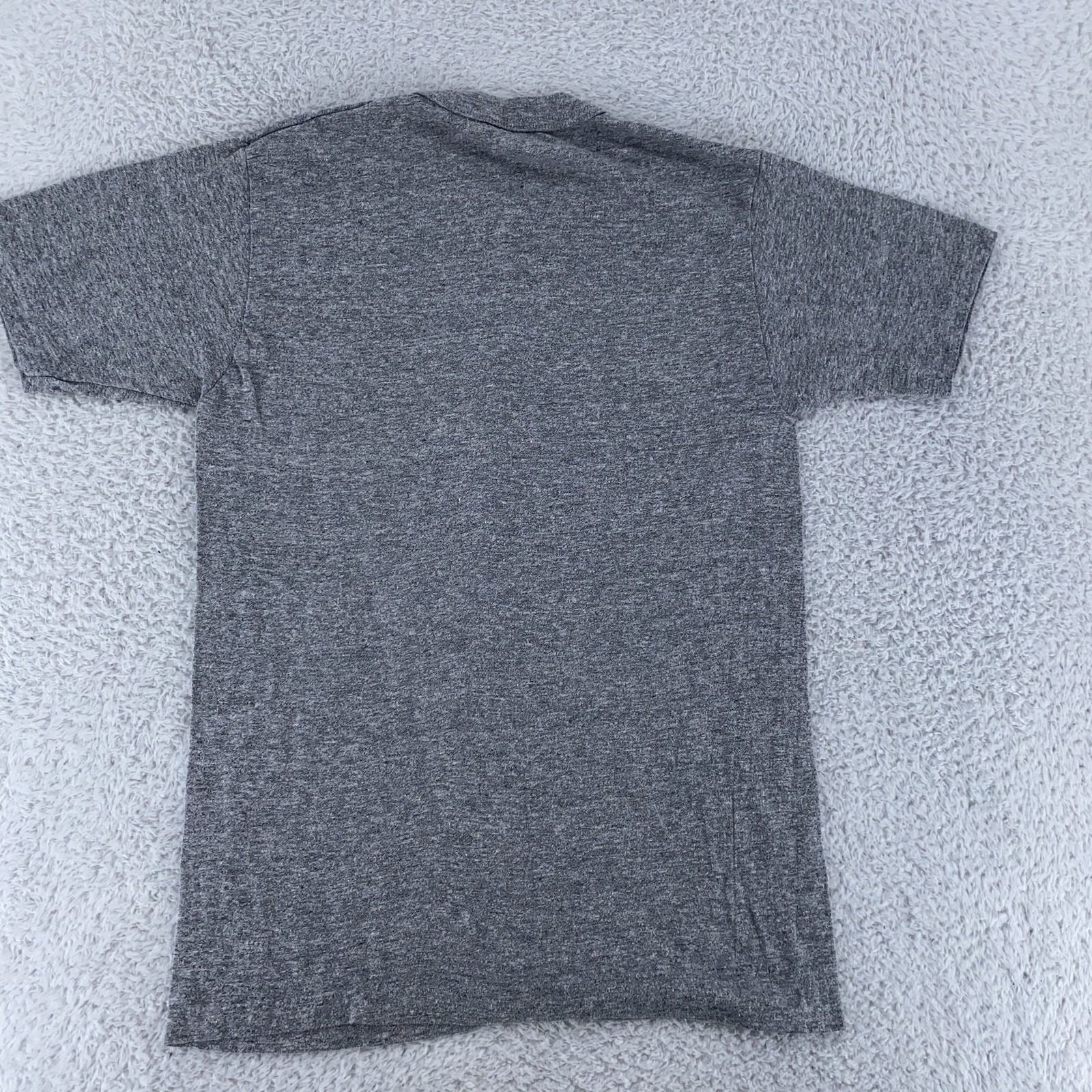 Vintage Rayon Tri Blend Blank Soffe Shirt Mens XXS Gray Made USA Soft Tee 90s