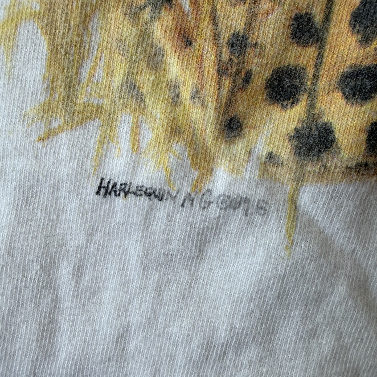 Vintage 1989 Biolchini Big Cat Men’s L T-Shirt Leopard Lion Tiger Single Stitch