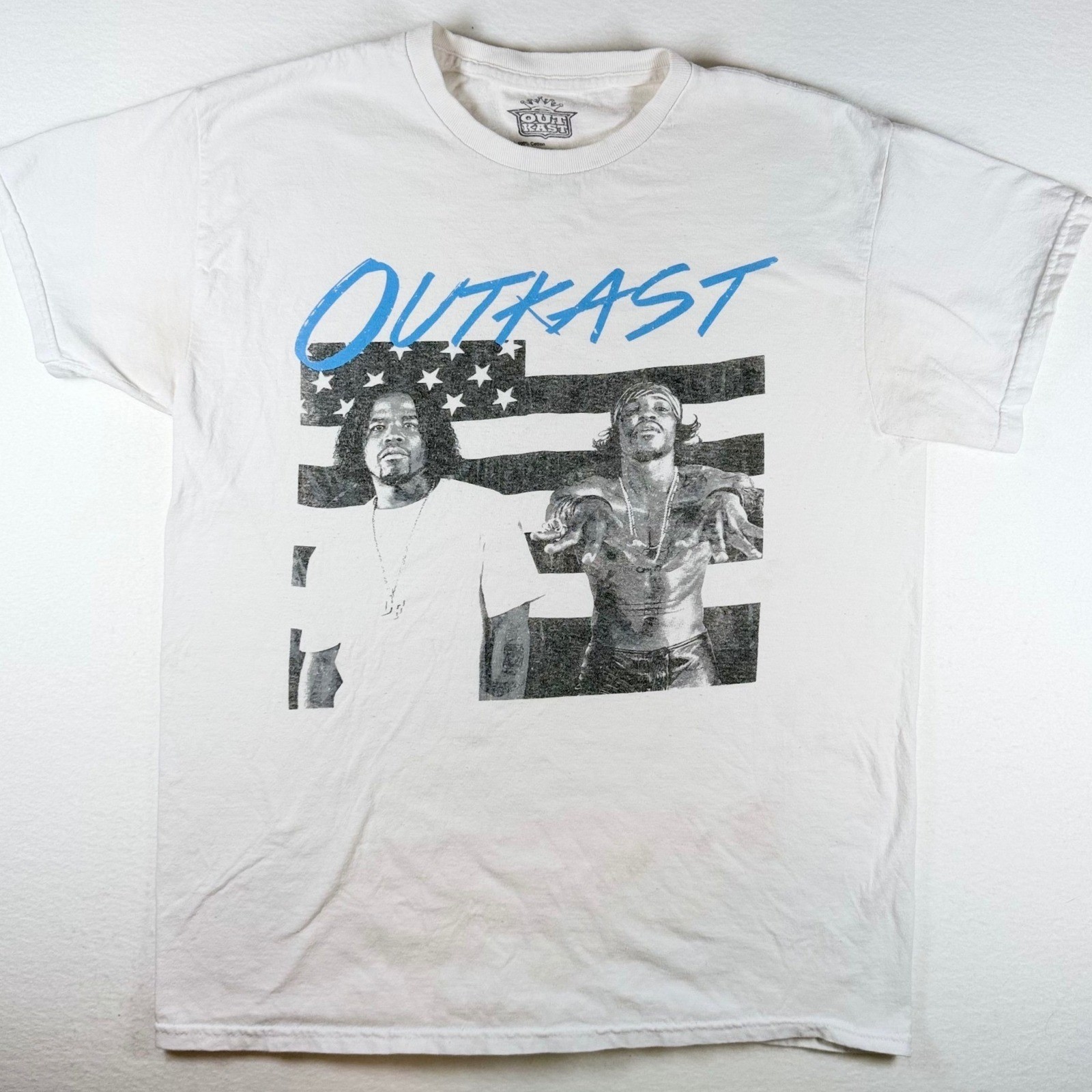 Outkast Graphic T-Shirt Mens M White Stankonia Era Hip Hop Andre 3000 Big Boi