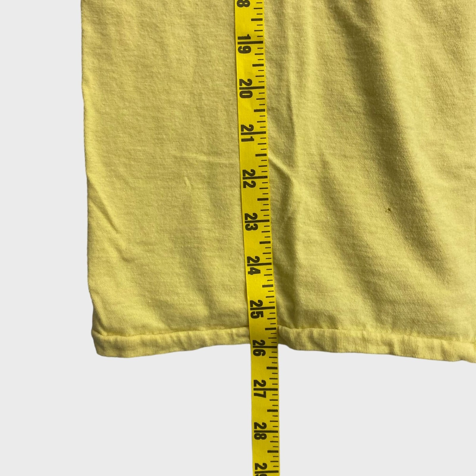 Vintage 70s Waikiki Beach Bikini Inspector Graphic T Shirt Yellow Mens Small S
