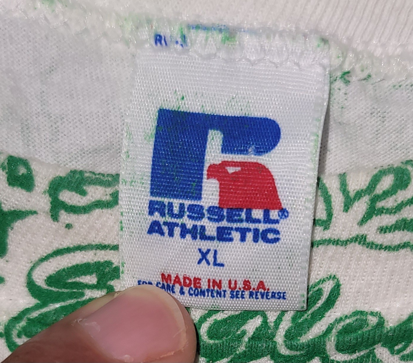 Vintage DeSoto Eagles High School Football AOP T Shirt Single Stitch Rare